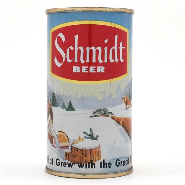 Schmidt Beer Outdoor Series Flat Top MOOSE LOGGERS SATIN GOLD L130-23