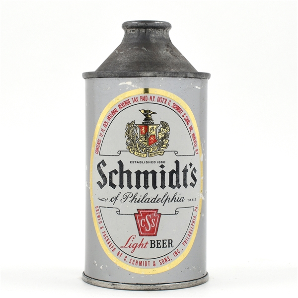 Schmidts Beer Flat Bottom Cone Top 185-4