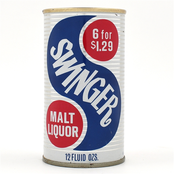 Swinger Malt Liquor Pull Tab BO 129-28 NEAR MINT