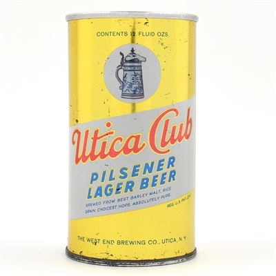 Utica Club Beer ZIP Top METALLIC 132-22