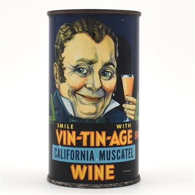 Vin-Tin-Age 1930s Wine Flat Top TOUGH CLEAN