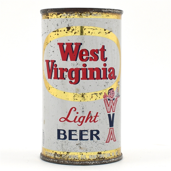 West Virginia Beer Flat Top 145-4 VANITY TAX LID SCARCE