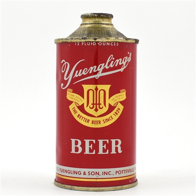 Yuengling Beer Cone Top CLEAN 189-24 OUTSTANDING