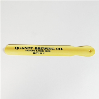 Quandt Brewing Co Famous Lager Beer Troy NY Frother MINTY