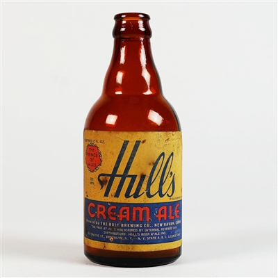 Hulls Cream Ale Steinie Beer Bottle SCARCE