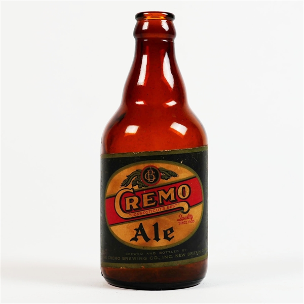 Cremo Ale Connecticut Best Steinie Bottle NEW BRITAIN CT