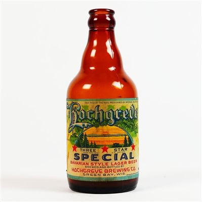 Hochgreve Three Star Special Bavarian Style Lager Steinie Bottle