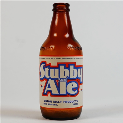 Stubby Brand Ale Union Malt Product Bottle EXCELLENT