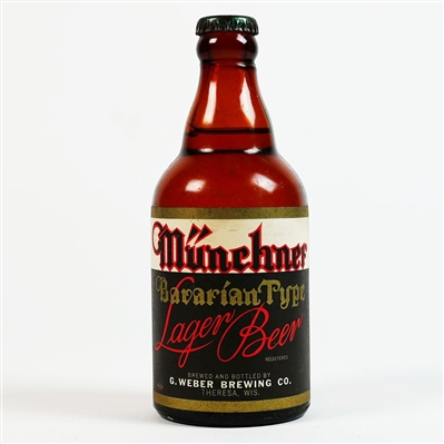 Munchner Bavarian Type Lager Beer Steinie Bottle EXCELLENT