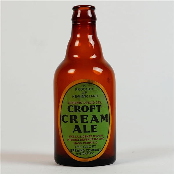 Croft Cream Ale Steinie Bottle