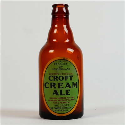 Croft Cream Ale Steinie Bottle