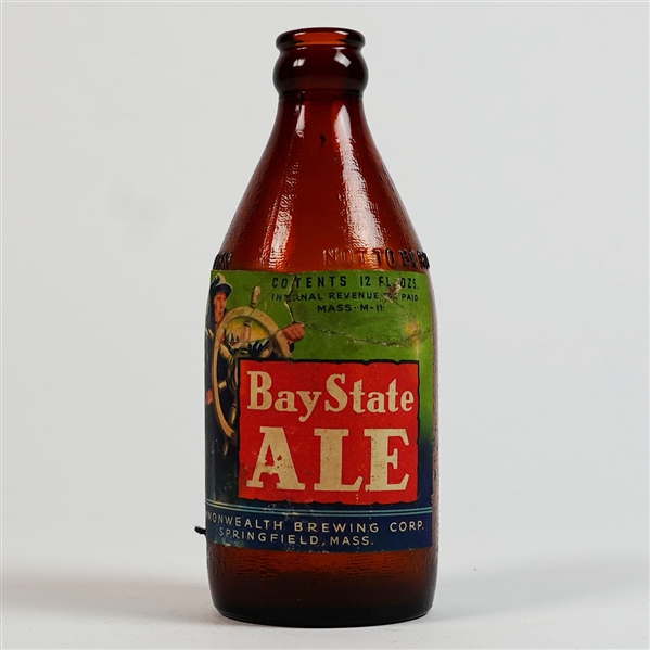 Bay State Ale Commonwealth Brewing Stubbie Bottle