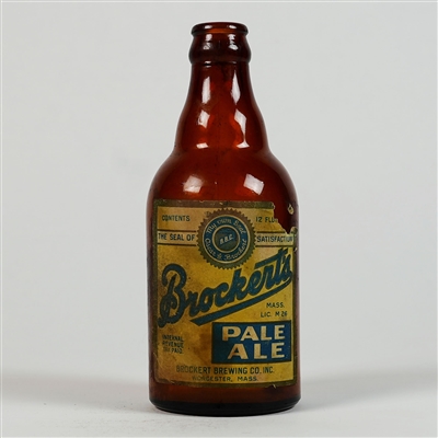 Brockerts Pale Ale Steinie Bottle