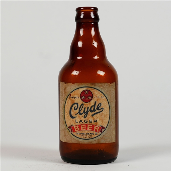 Clyde Lager Beer Enterprise Steinie Bottle SCARCE