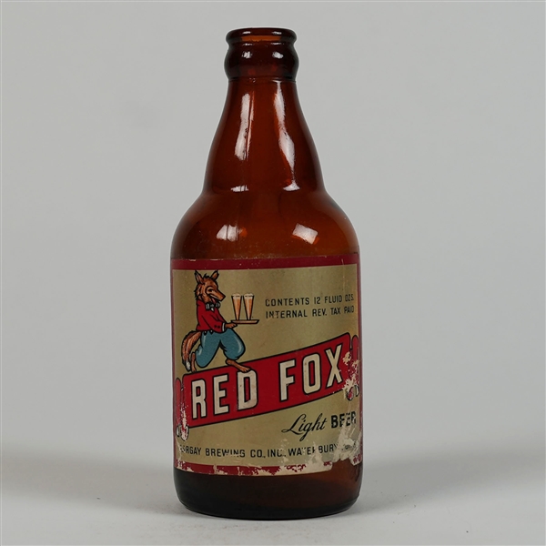 Red Fox Light Beer Steinie Bottle LARGAY BREWING