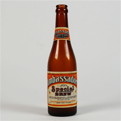 Ambassador Special Brew Haffenreffer Bottle PROHIBITION WOW