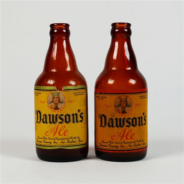 Dawsons Ale Red Green Label Bottles