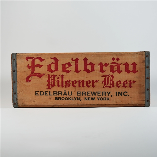 Edelbrau Pilsener Steinie Bottles Beer Crate EXCEPTIONAL