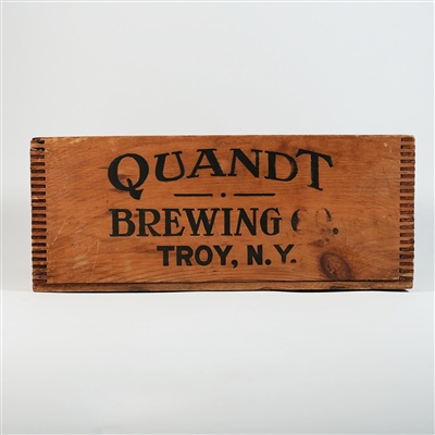 Quandt Brewing Troy Beer Bottle Crate EXCEPTIONAL