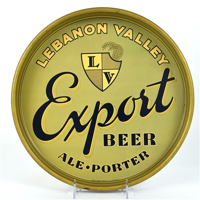 Lebanon Valley Export Beer 1940s Serving Tray EXCELLENT