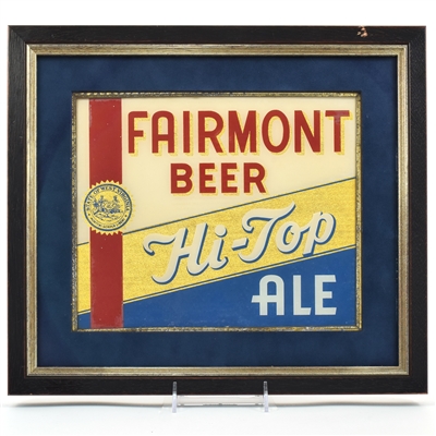 Fairmont Beer Hi-Top Ale ROG Sign NORTH POLE BREWING WV EXCELLENT RARE