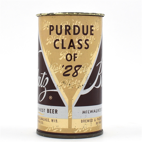 Blatz Beer PURDUE REUNION Drinking Cup Flat Top USBCII 216-16