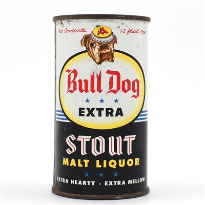 Bull Dog Stout Malt Liquor Flat Top SAN FRANCISCO 45-23