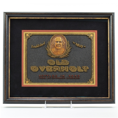 Old Overholt Rye Whiskey 1930s Composite Sign