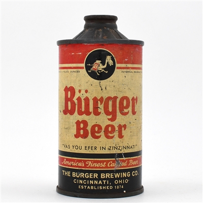 Burger Beer Flat Bottom Cone Top L155-22