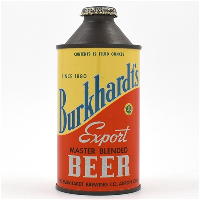 Burkhardts Export Beer Cone Top NON-IRTP 156-4 CLEAN