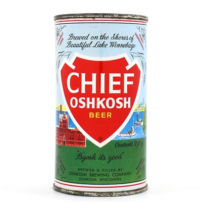 Chief Oshkosh Beer Flat Top 49-27 EXCELLENT