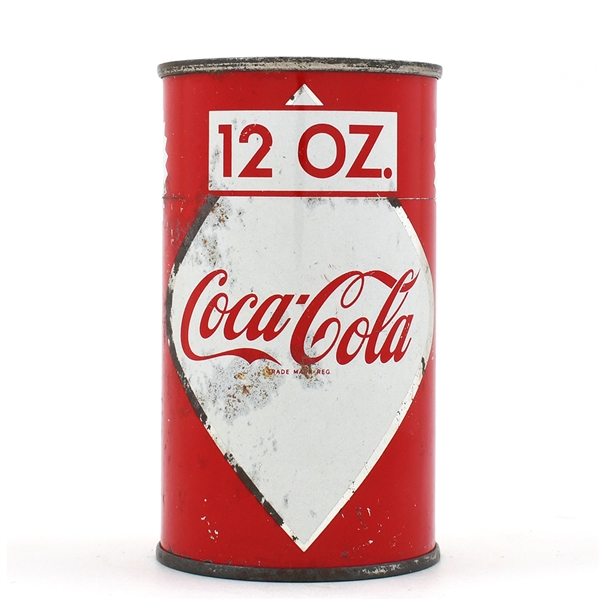 Coca-Cola 12 Ounce Canadian Soda Flat Top SCARCE