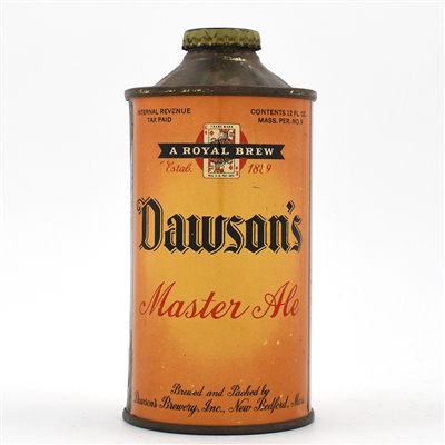 Dawsons Master Ale Cone Top 158-26