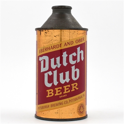 Dutch Club Beer Cone Top NON-IRTP 160-8 CLEAN