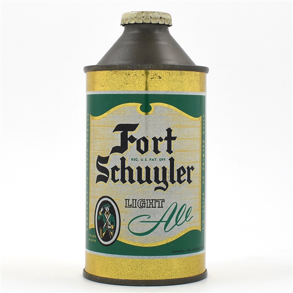 Fort Schuyler Ale Cone Top 163-16 CLEAN