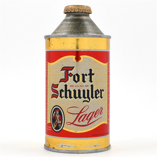 Fort Schuyler Beer Cone Top CLEAN 163-19 CLEAN