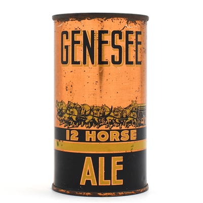 Genesee 12 Horse Ale Instructional Flat Top SPLIT OI SCARCE CLEAN 68-17 USBCOI 320