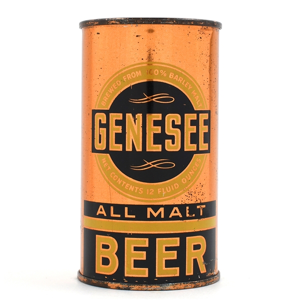 Genesee All Malt Beer Instructional Flat Top 68-28 USBCOI 332