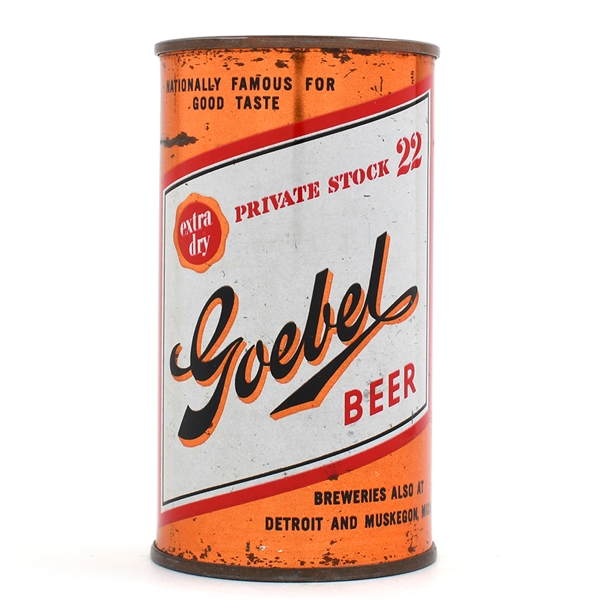 Goebel Beer Flat Top OAKLAND 70-21 SLEEPER