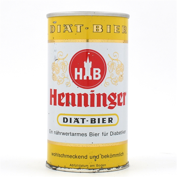 Henninger Beer German Pull Tab SCARCE DIET BEER