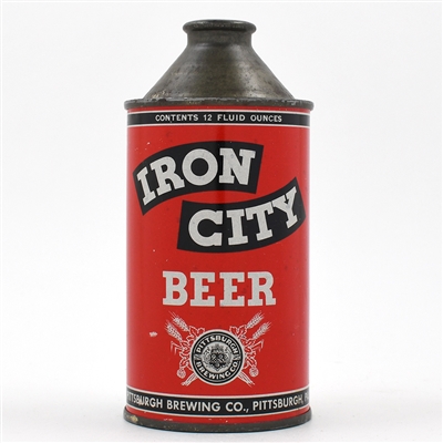 Iron City Beer Cone Top EXCELLENT 169-31