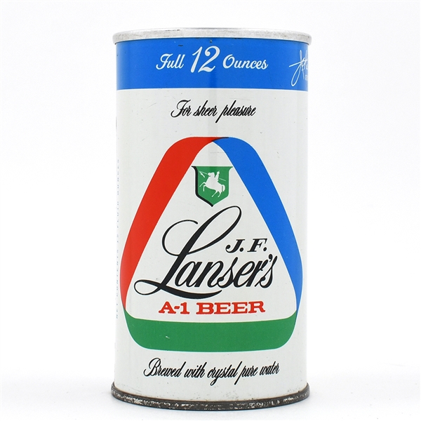 J F Lansers A-1 Beer Zip Top ARIZONA 83-18 NEAR PERFECT