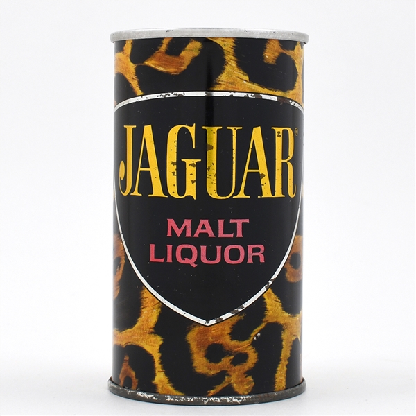 Jaguar Malt Liquor Zip Top STANDARD ROCHESTER METALLIC UNLISTED