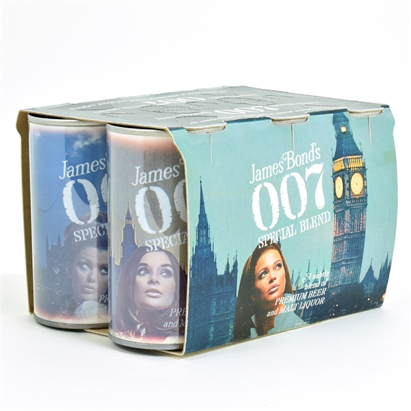 James Bond 007 Malt Liquor 6-Pack Carrier w Dummy Cans