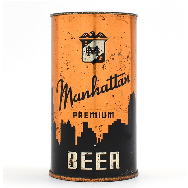 Manhattan Beer Instructional Flat Top Drinking Cup 94-23 USBCOI 517