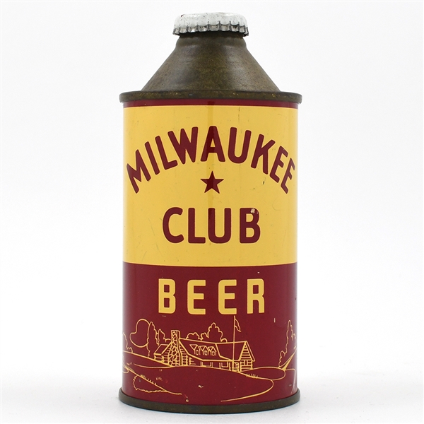 Milwaukee Club Beer Cone Top IRTP NEW YORK DISTRIBUTOR 174-2