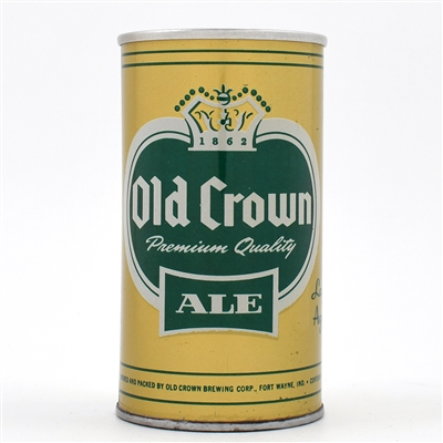 Old Crown Ale Zip Top LIGHT GREEN UNLISTED L99-38