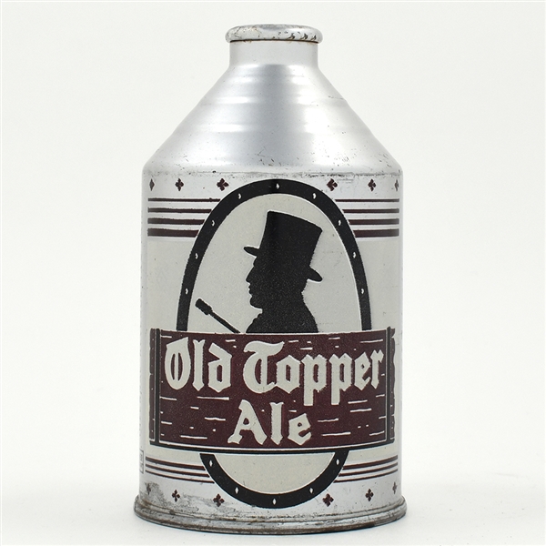 Old Topper Ale Crowntainer SCARCE WHITE CLEAN L197-31