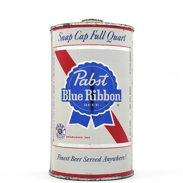 Pabst Blue Ribbon Beer Quart Snap Cap MILWAUKEE 217-6 EXCELLENT