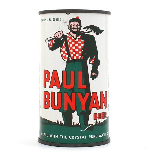 Paul Bunyan Beer Flat Top GREEN TRIM STATE BUNYAN DIV 112-26